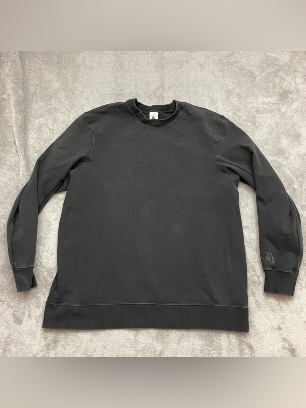 Nike NikeLab Essentials Black Heavyweight Crewneck Sweatshirt Men Size XXL